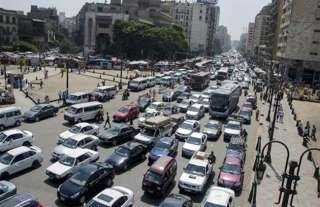 كثافات مرورية متوسطة في ميادين القاهرة والجيزة صباح الثلاثاء