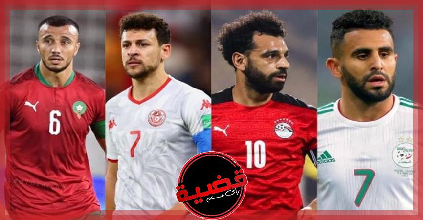 نجوم المنتخبات العربية