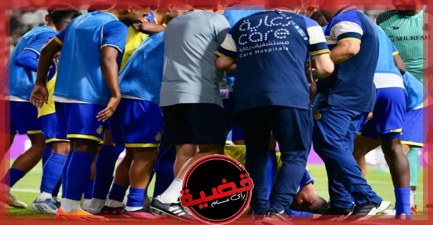 "كريستيانو رونالدو" يسجد بعد هدفه في الشباب بالدورى السعودى!